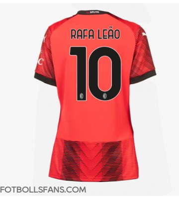 AC Milan Rafael Leao #10 Replika Hemmatröja Damer 2023-24 Kortärmad